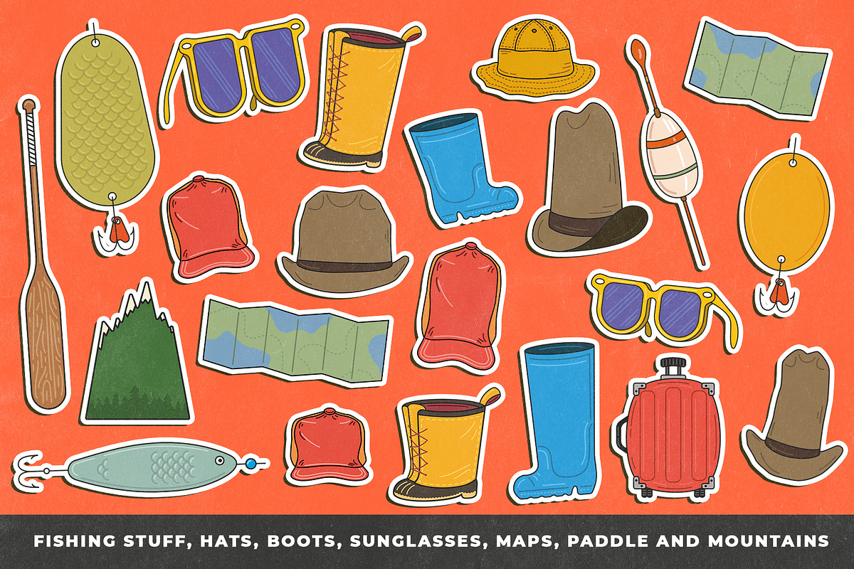 Adventure Awaits • A Sticker Creator, an Illustration by Vintage Voyage Supply (Photo 9 of 12)