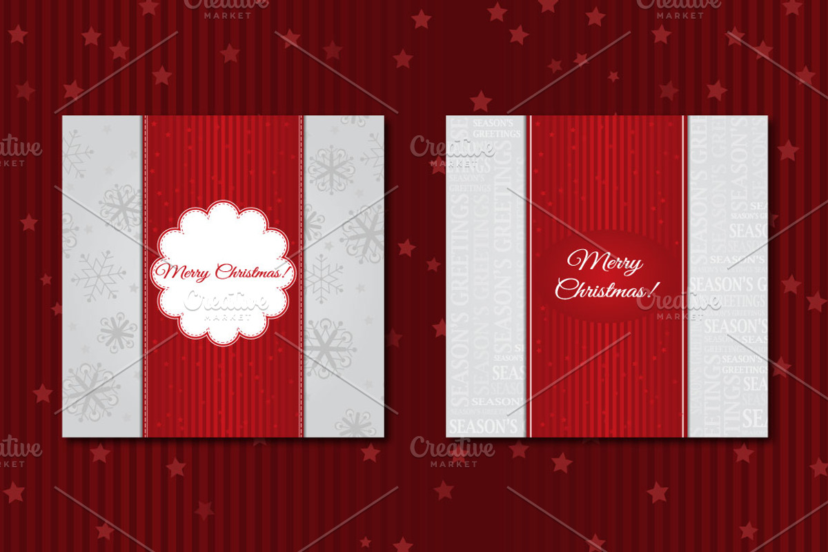 5 Christmas Backgrounds, an Illustration by Sunny Design (Photo 4 of 5)