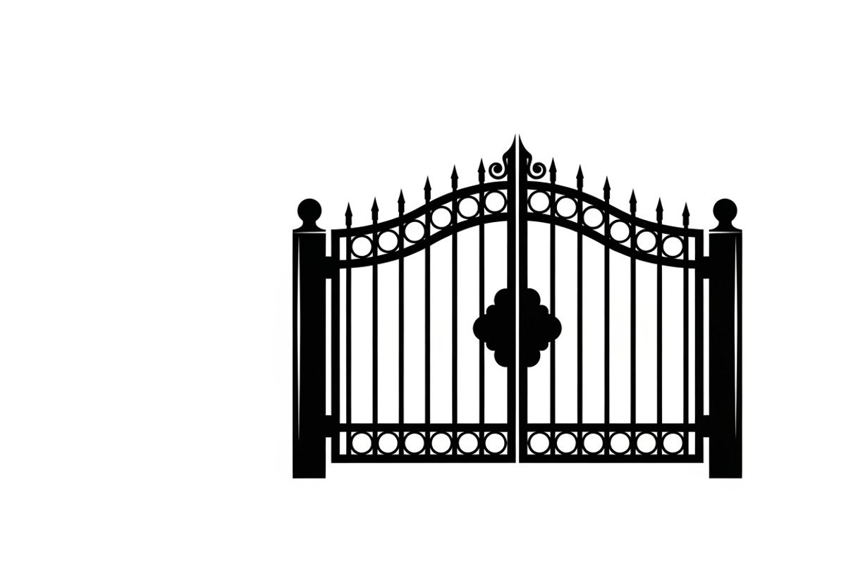 Ornate Iron Gate SVG Bundle, an Illustration by Designs_River (Photo 14 of 31)