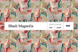 Blush Magnolia Pattern