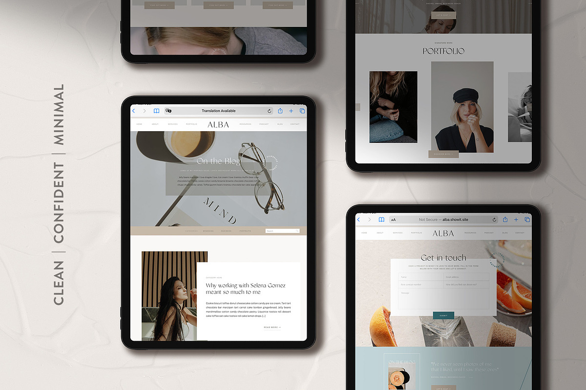 Showit Website Template | Alba, a Websites & App Template by sophieameliadesigns (Photo 4 of 5)