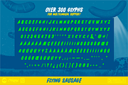 Flying Sausage – Layered Sci Fi Font, a Font by Remedy667 (Thumbnail 5 of 6)