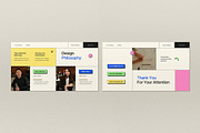 Cream Modern Creative Portfolio PPT, a Presentation Template by graphicook (Thumbnail 4 of 4)