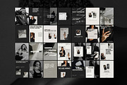Portrait Instagram Templates Minimal, a Social Media Template by Digital&Chic (Thumbnail 2 of 6)