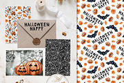 Happy halloween digital paper set, a Pattern Graphic by Artmanata (Thumbnail 7 of 12)