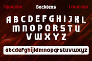 Backtens, a Sans Serif Font by uncurve (Thumbnail 6 of 9)
