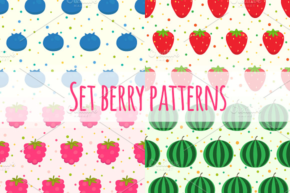 Set Berry Patterns