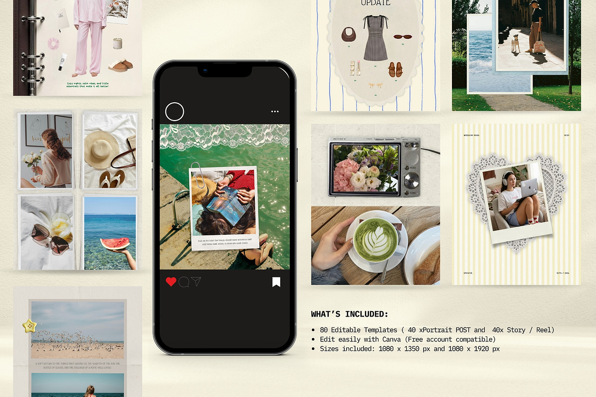 Aesthetic Digital Diary Canva Kit, a Social Media Template by Pani Temp. (Photo 14 of 16)