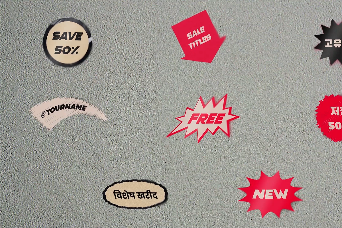 Special Sale Titles for Premiere Pro, a Templates & Theme by 2dfx (Photo 1 of 2)