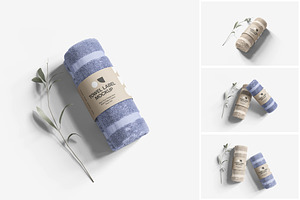 Towel Label Mockup, a Product Mockup by MrLetters