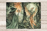 Forest Witch Junk Journal Kit, a Person Illustration by GlamArtZhanna (Thumbnail 10 of 10)