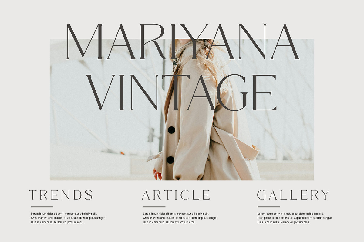 Rahena - New Modern Serif Font, a Serif Font by Muflieart (Photo 7 of 10)