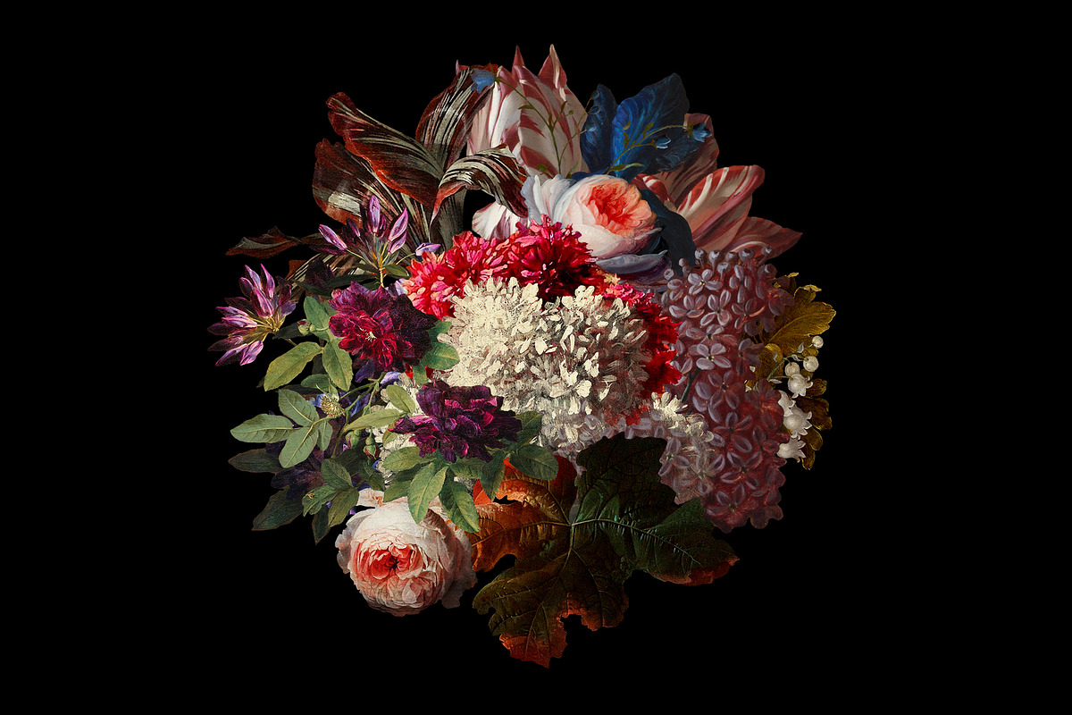 Kurohana Painted Florals Collection, an Illustration by Studio Yorktown (Photo 4 of 13)