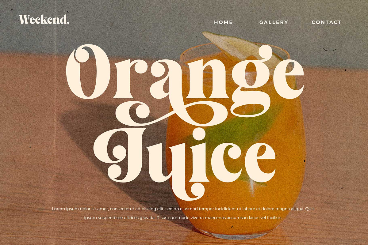Beauty Rachela Beautiful Serif Font, a Serif Font by RantautypeStudio (Photo 6 of 17)