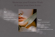 Natural Shadow Overlays & Background, a Texture Graphic by Feather & Sage Design (Thumbnail 5 of 9)