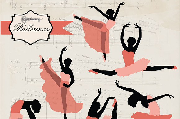 Ballerinas Clip Art
