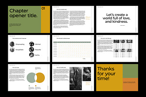 Presentation Template InDesign 17x11