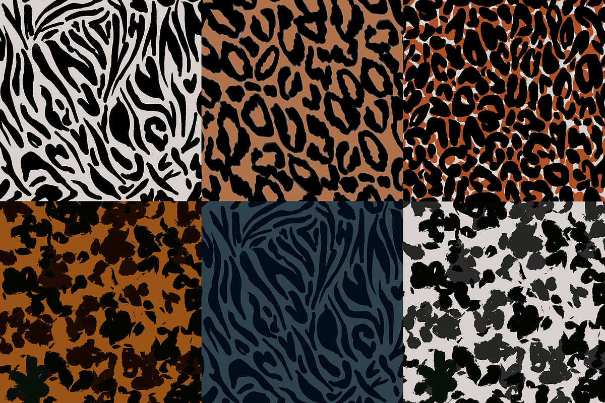 24 Animal Print Patterns Set, a Pattern Graphic by Anis Illustration (Photo 2 of 5)