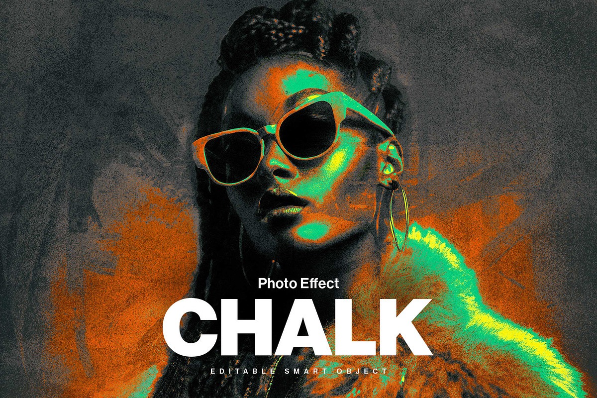 Chalk Photo Effect, a Layer Style Add-On by DesignerCandies