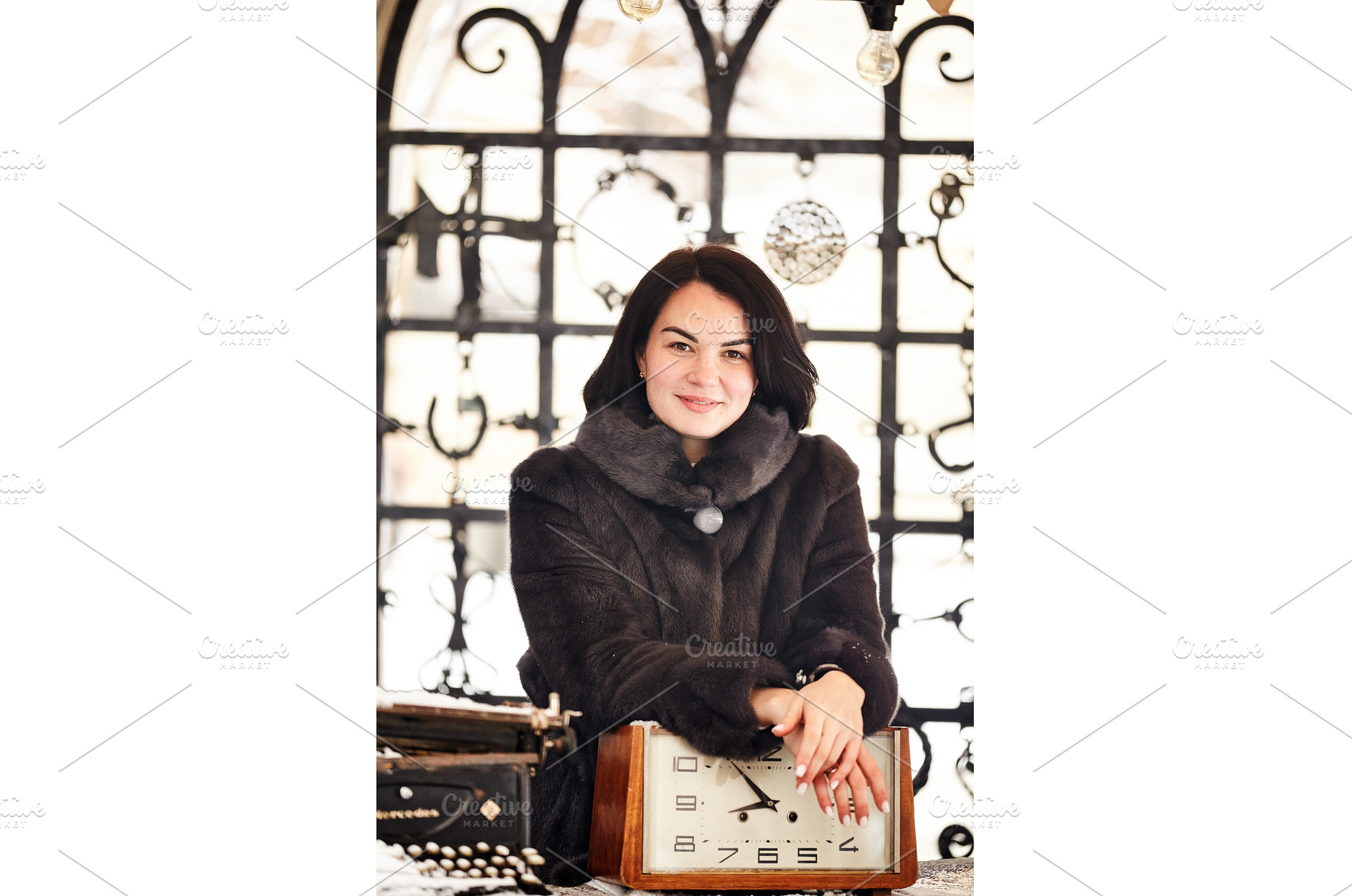 Portrait of a smiling woman in a fur, a Beauty & Fashion Photo by Rohan Photography