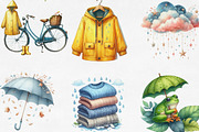 Rainy Day Sublimation Clipart, an Illustration by Designking (Thumbnail 3 of 4)