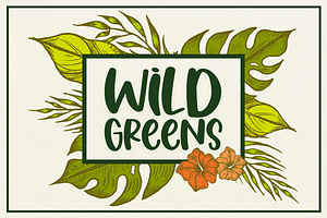 Wild Greens Font