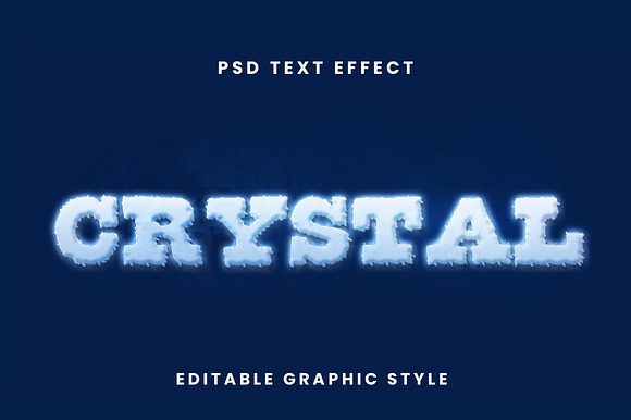 Crystal Ice Bold Text Effect preview 2