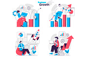 Flat Design Concept Illustrations, a Finance Illustration by alexdndz (Thumbnail 7 of 42)