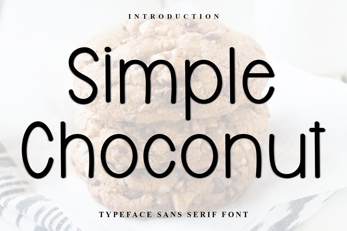 Simple Choconut, a Sans Serif Font by InermediaSTUDIO (Photo 1 of 7)