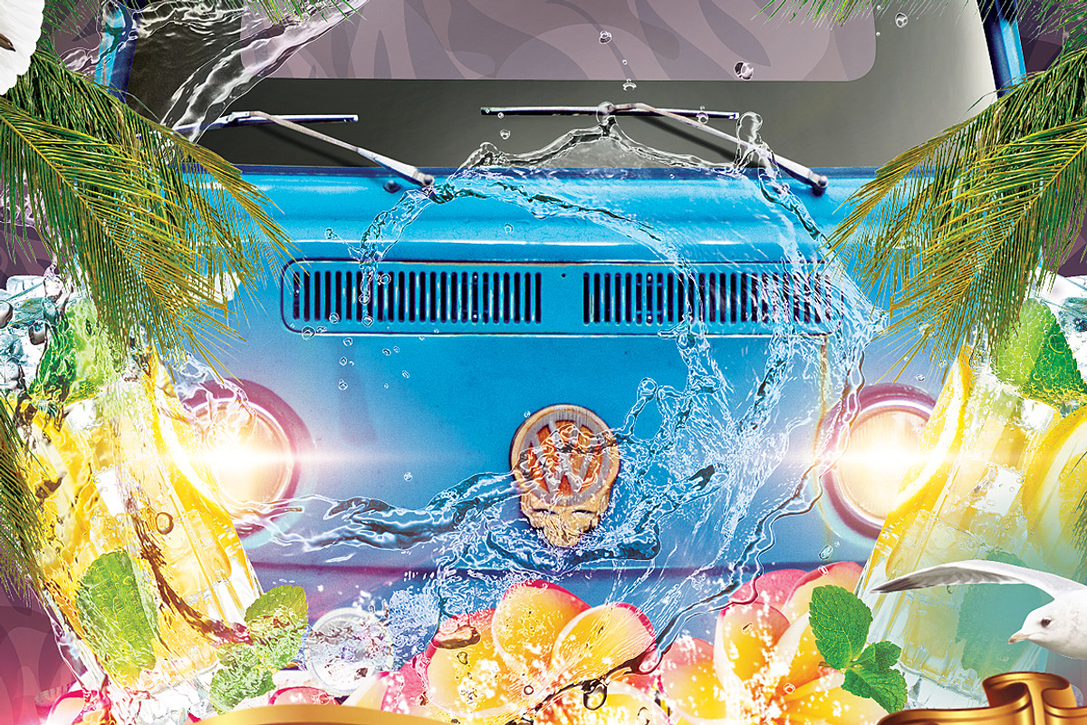 Beach Party, a Flyer Template by tmcom (Photo 2 of 2)