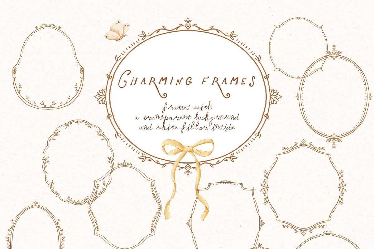 Charming meadow - woodland clipart, a Decorative Illustration by polikarpovaart (Photo 19 of 30)