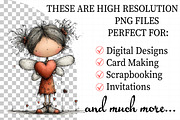 Valentine Fairy Clipart, an Illustration by Daily.Designs (Thumbnail 2 of 5)