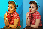 Splendid Oil Paint Cartoon Maker, an Action Add-On by U_Design (Thumbnail 12 of 14)