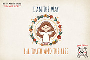 Christian Hand-drawn PNG Bundle, an Object Graphic by GlitterCraft (Thumbnail 2 of 101)