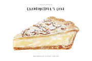 Italian grandmother's cake clipart, a Food Illustration by Kolorata Art (Thumbnail 1 of 3)
