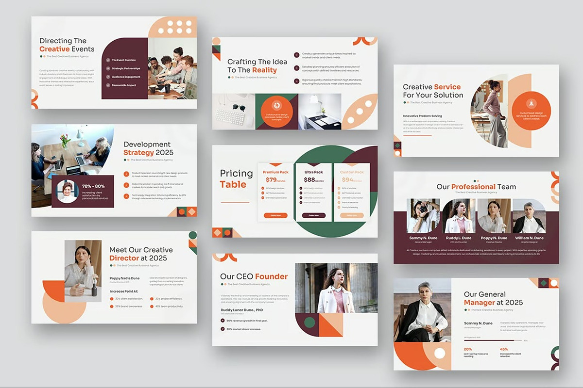 Creative Business Plan Powerpoint, a Presentation Template by Fit-tee (Photo 5 of 10)