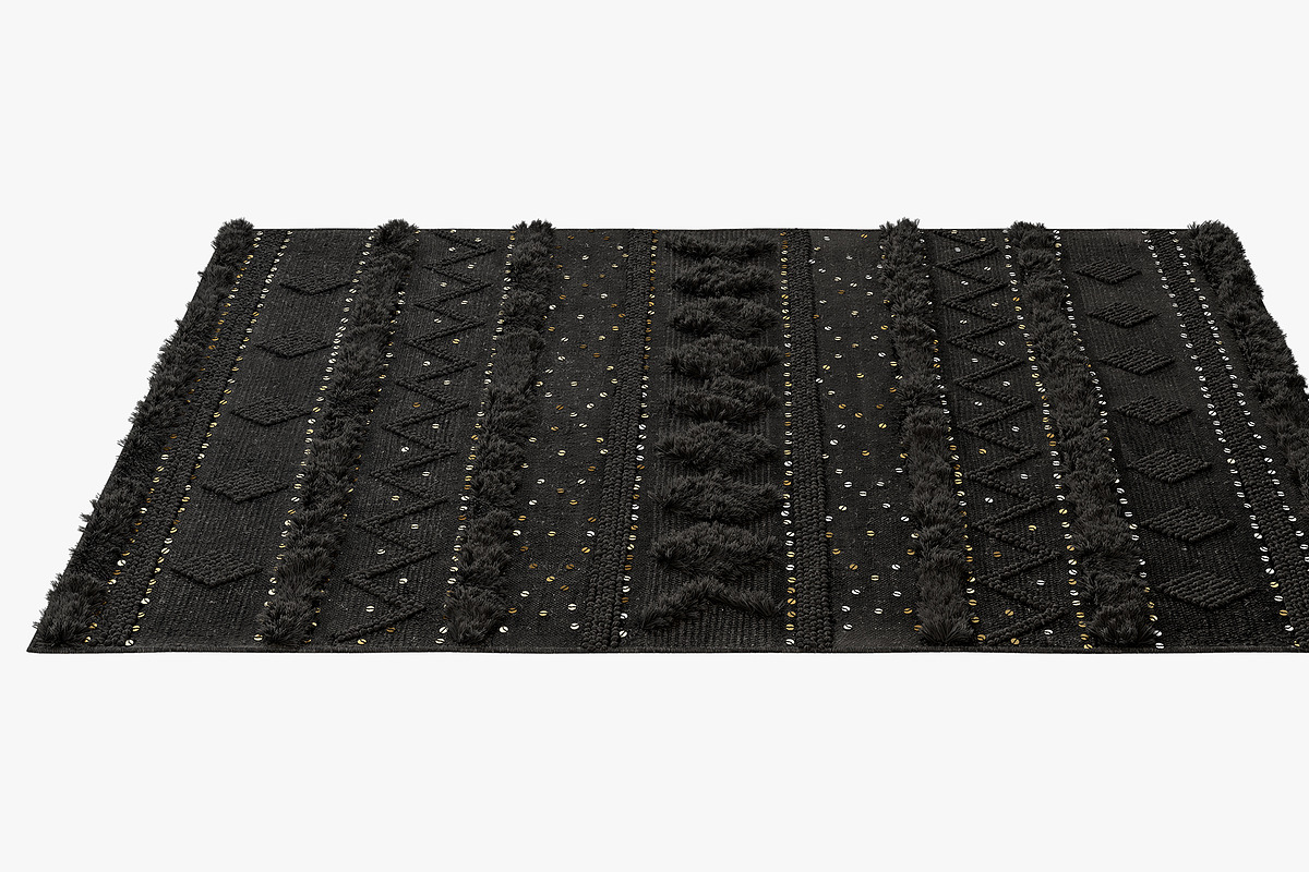 nuLOOM Black Wool Raised Geometric S, a Furniture 3D Model by 3dmitruk (Photo 6 of 17)