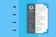Modern Professional Resume Template, a Resume Template by Annudesign (Thumbnail 3 of 5)