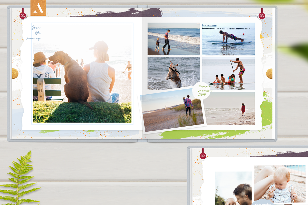 12x12 Photo Album Template / Aurora, a Brochure Template by ArealPro (Photo 8 of 18)