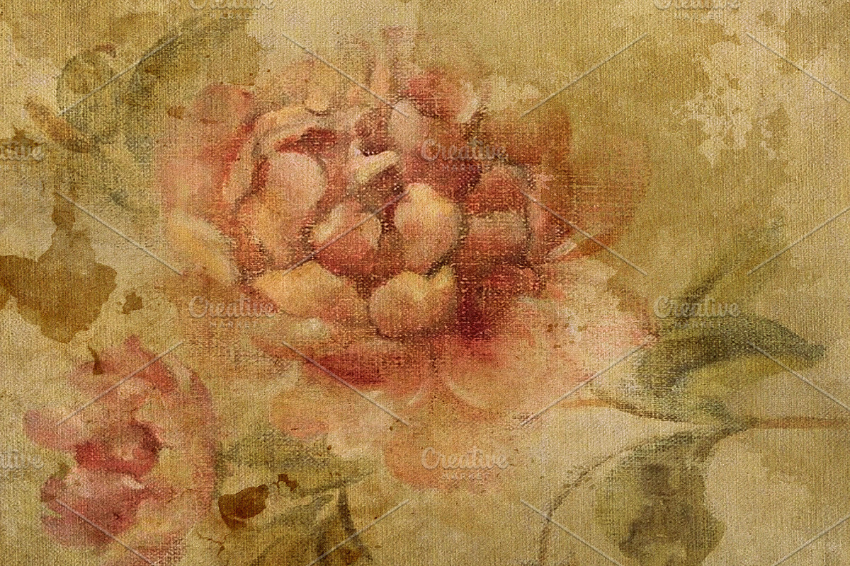 Vintage victorian floral antique set, a Texture Graphic by DidiArtWorld (Photo 3 of 5)