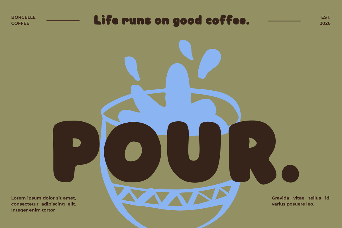 A Chunky Retro Handwritten Font, a Handwritten Font by Nonceni (Photo 9 of 16)