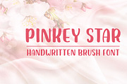 Pinkey Star - Handwritten Brush Font, a Font by Dasagani (Thumbnail 1 of 4)