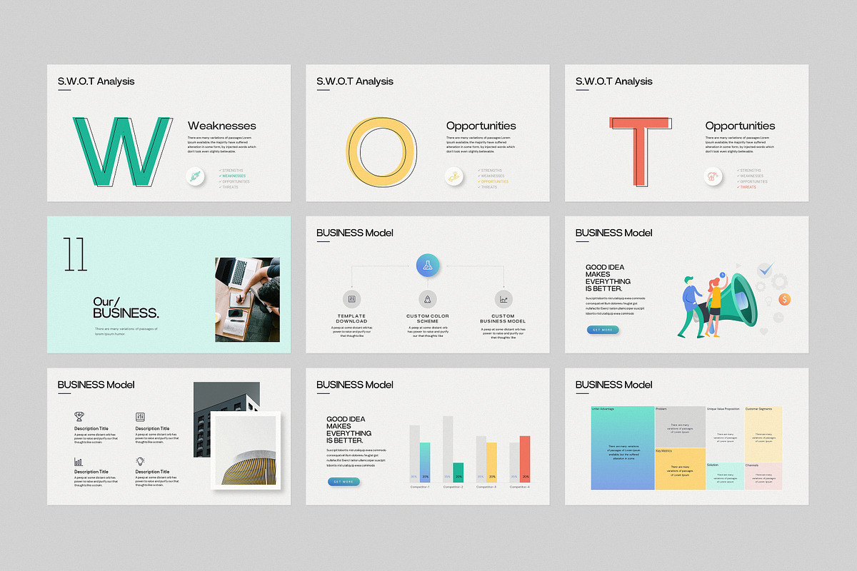 Business Plan PowerPoint Template, a Presentation Template by GoldenPixelStudio (Photo 22 of 29)