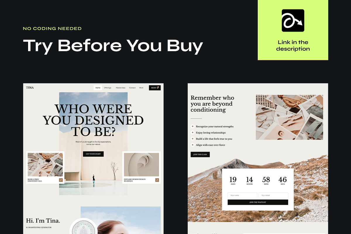Human Design Website Template, a WordPress Template by Awakened Templates (Photo 5 of 6)