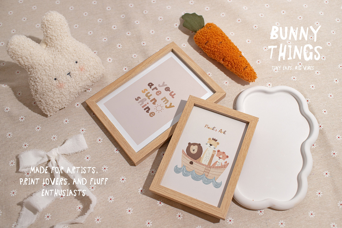 Bunny Things 45 Frame & Card Mockups, a Product Mockup by Muse Mockups (Photo 6 of 16)
