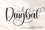 Dingbat | Script Font, a Handwritten Font by Scratchones (Thumbnail 1 of 9)