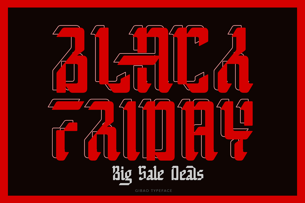 Gibao Typeface, a Font by TypeClassHeroes (Photo 15 of 15)