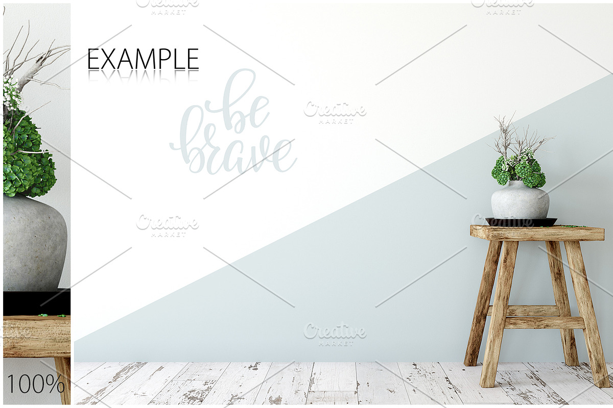 Frames & Walls Scandinavian Bundle, a Household Mockup by Yuri-U (Photo 23 of 38)