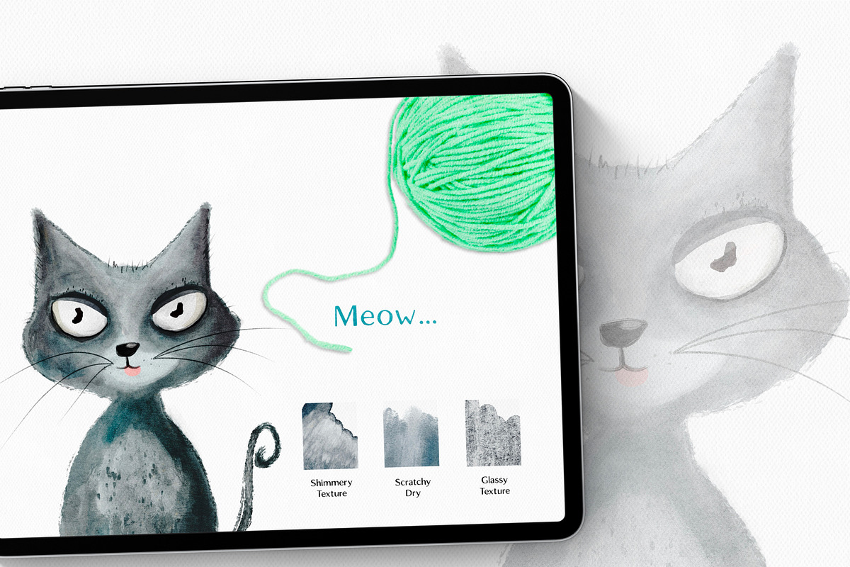 Artsy Gouache for Procreate, a Brush Add-On by Sofydoll Designs (Photo 4 of 8)