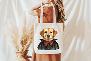 Golden Retriever Halloween Bundle, an Illustration by Pixels.Craft (Thumbnail 5 of 7)